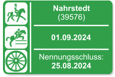 Nahrstedt (39576)  01.09.2024 Nennungsschluss: 25.08.2024
