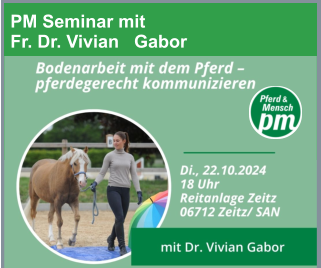 PM Seminar mit  Fr. Dr. Vivian   Gabor
